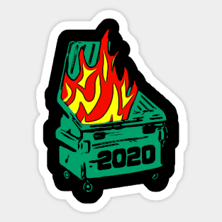 2020 Dumpster Fire Sticker